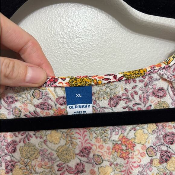 NWT Old Navy Flutter Sleeve Mini Sundress in Multicolor Floral - Size XL - Picture 5 of 9